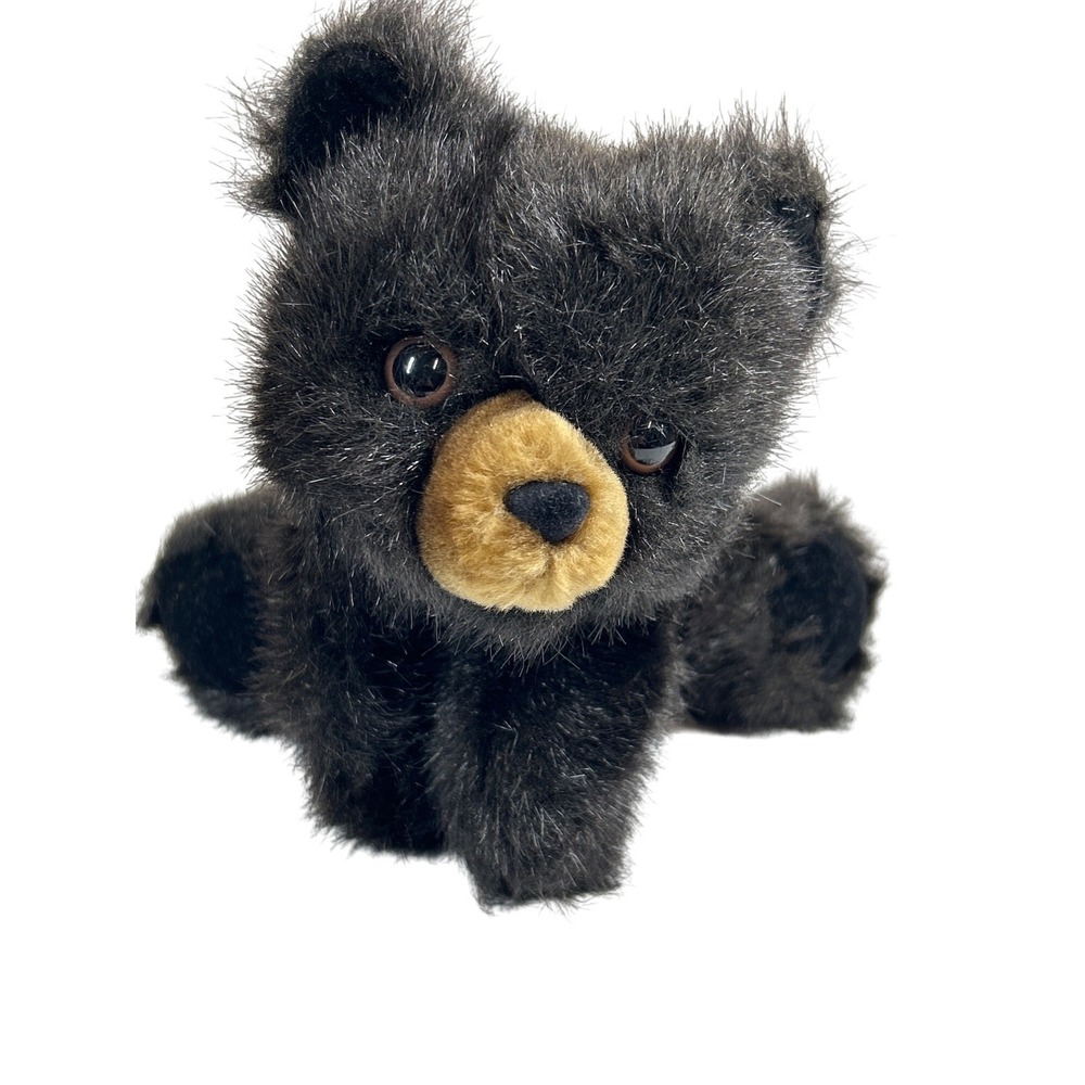 Folkmanis Hand Puppet‎ Plush Baby Black Bear Stuffed Animal